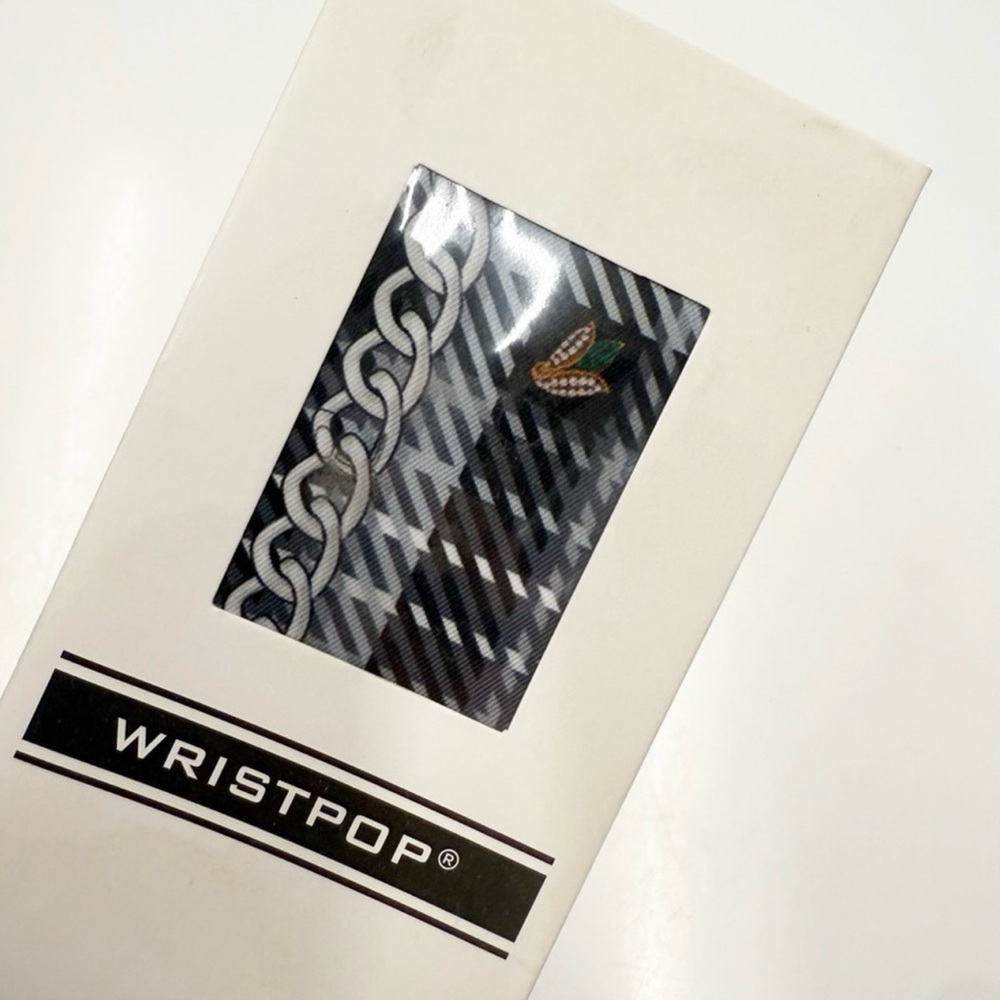Nwt Wristpop Dionne Scarf In Grey Plaid — image 4 of 5